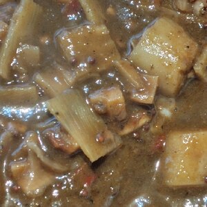 ヘルシー根菜入り♪れんこんカレー